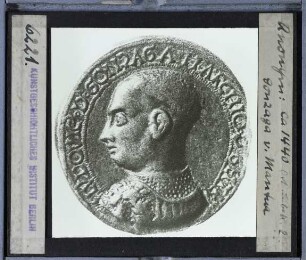 Münze mit Porträt von Gonzaga von Mantua