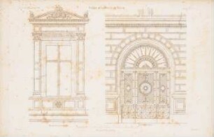 Palast Revoltella, Triest: Details (aus: Atlas zur Zeitschrift für Bauwesen, hrsg. v. G. Erbkam, Jg. 13, 1863)