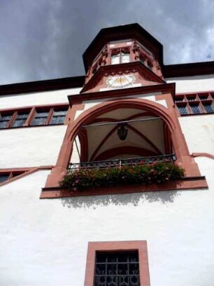 Traufseite Süd-Verkündhalle und Erkerchörlein im Detail