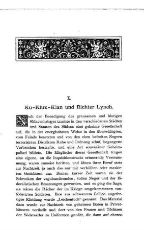 Ku-Klux-Klan und Richter Lynch
