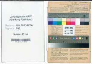 Entnazifizierung Ernst Kaiser , geb. 01.05.1901 (Kolonialwarenhaendler)
