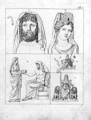 [Tafeln]: Bilderbuch für Mythologie, Archaeologie und Kunst. [Tafeln]
