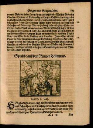 Sprüche auß dem Neuwen Testament.
