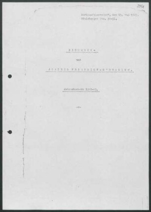 1922/23: Jahresbericht ... - 1922/23