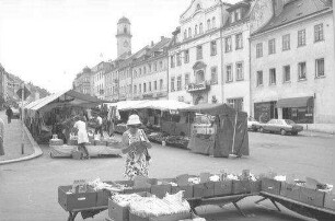 Hof: Ludwigstraße mit Rathausturm
