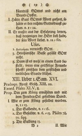 XIII. Ueber I. Sam. XVI.
