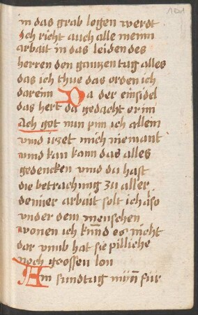 Betrachtung zum Leben und Leiden Jesu Christi