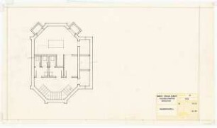 1. Kirche Christi Wissenschafter, Karlsruhe: Grundriss Kellergeschoss 1:50
