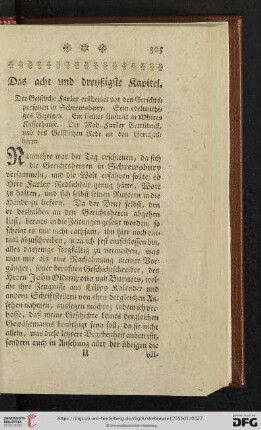 Das acht und dreyßigste Kapitel