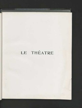 8.1905=Nr. 145-156: Le théâtre : revue bimensuelle illustrée