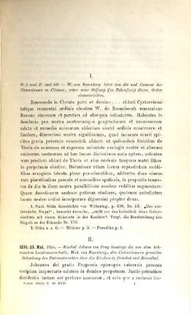 Urkundenbuch des Cistercienserstiftes B. Mariae V. zu Hohenfurt in Böhmen : mit einem Anhange