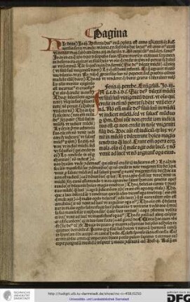In illo tempore dixit Iesus discipulis suis Sic deus dilexit mundum... Ante initium illius evangelii scribit sanctus Johannes in eodem capitulo, quod Christus dixit discipulis suis Sicut Moyses exaltavit...