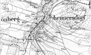 Dürrhennersdorf. Meßtischblatt, Sekt. Neusalza, 1883