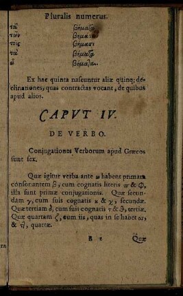 Caput IV. De Verbo.