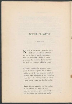 Noche de mayo