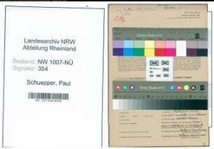 Entnazifizierung Paul Schuepper , geb. 07.09.1902 (Zimmerpolier)