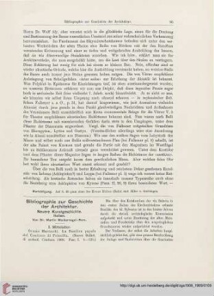 Bibliographie zur Geschichte der Architektur