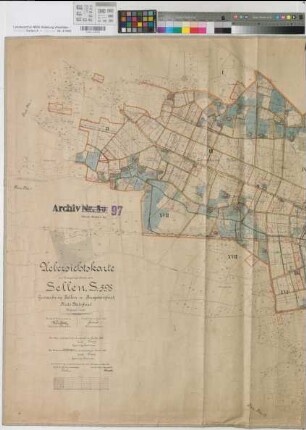 Burgsteinfurt (Steinfurt), Umlegung Sellen, Übersichtskarte