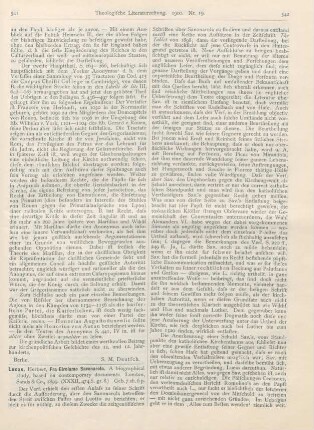 541-543 [Rezension] Lucas , Herbert, Fra Girolamo Savonarola