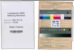 Entnazifizierung Friedrich Wette , geb. 31.03.1878 (Landwirt)