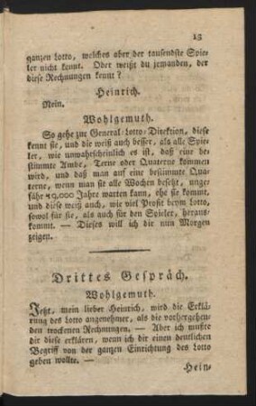 Drittes Gespräch