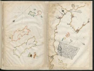 Illustration: f. 27a-27b mehrere Inseln und Bandırma
