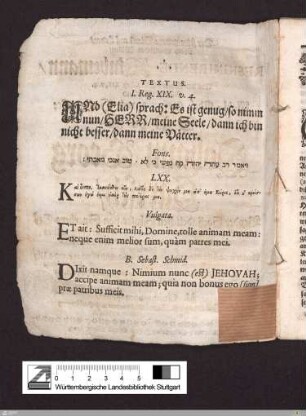 Textus [Predigttext]