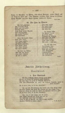 Zweite Abtheilung
