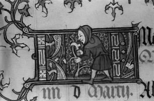 Missale des Simon Renoul — Ausschnitt: Monatsdarstellung des März, Folio 2 recto