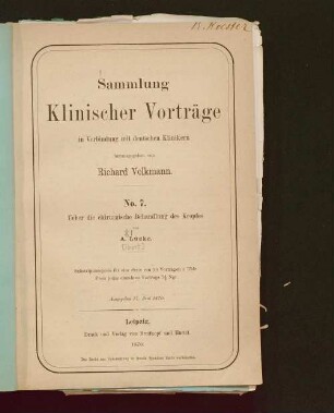 Ueber die chirurgische Behandlung des Kropfes