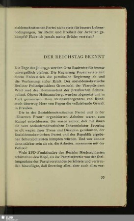 Der Reichstag Brennt