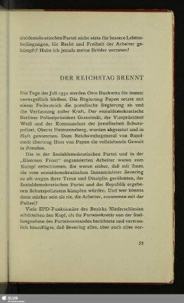 Der Reichstag Brennt