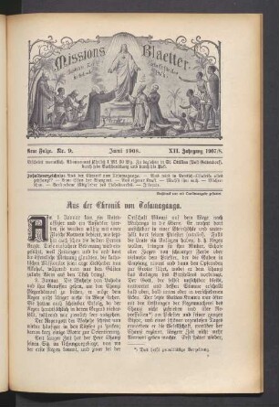Nr. 9. Juni 1908