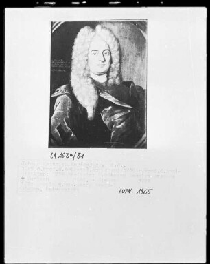 Bildnis des Giessener Universitätsprofessors Johann Heinrich Mayus der Jüngere