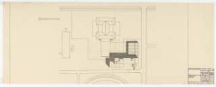 Hochschulbibliothek, Karlsruhe Neubau: Vorentwurf 8. Lageplan, 1:500