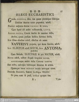 Elegi Eucharistici