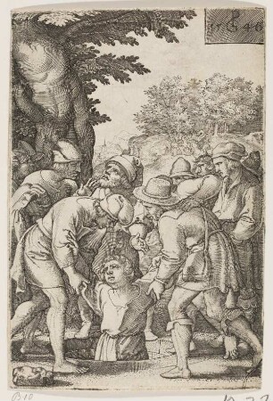 Joseph wird in den Brunnen geworfen