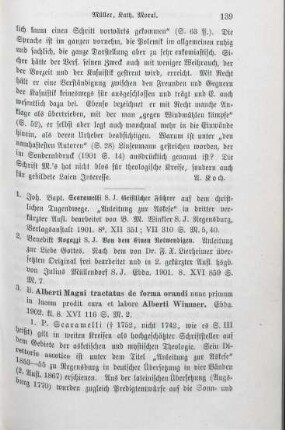 139-141 [Rezension] Scaramelli, Giovanni Battista, Geistlicher Führer auf dem christlichen Tugendwege; 3. Aufl.