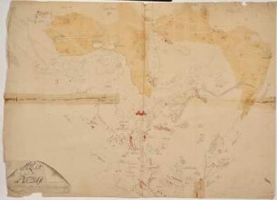 Plan der Gegend von Potsdam