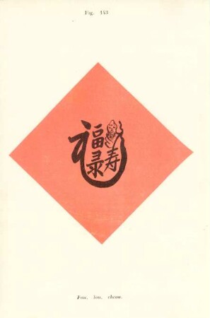 Fig. 143. Fou, lou, cheou