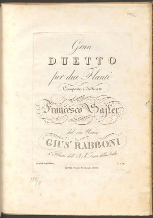 Gran Duetto per due flauti [in F] : [No.] 44