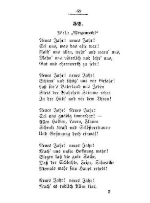 52. Mel.: "Morgenroth!"
