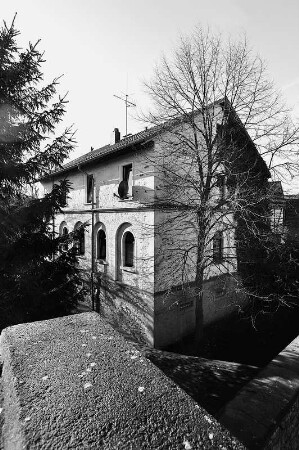 Ehem. Gefängnis (Gefängnis); Herbstein, Obergasse 21, Stadtmauer