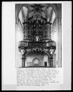 Orgelempore Orgelprospekt
