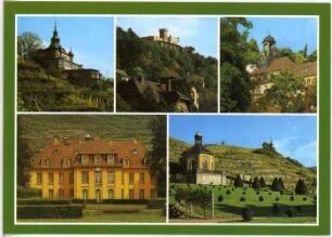 Radebeul. Spitzhaus,Friedensburg,Wackerbarths Ruhe