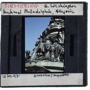Philadelphia, Eakins Oval, Siemering, George-Washington-Denkmal
