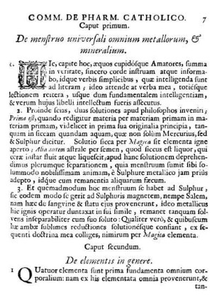 Caput primum - Caput decimum octavum