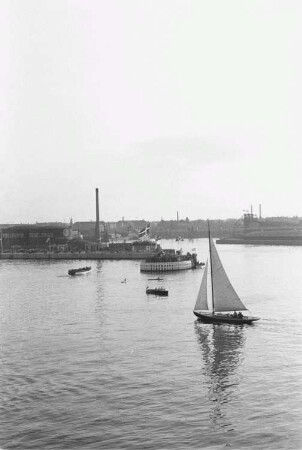 Reisefotos Dänemark. Kopenhagen. Segelschiff im Hafen