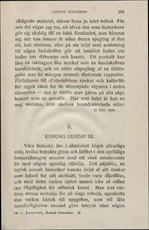 II. Konung Gustaf III.