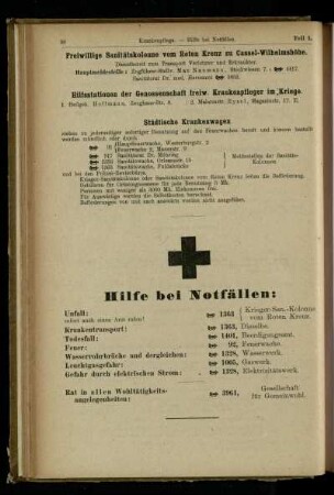 Hilfe bei Notfällen